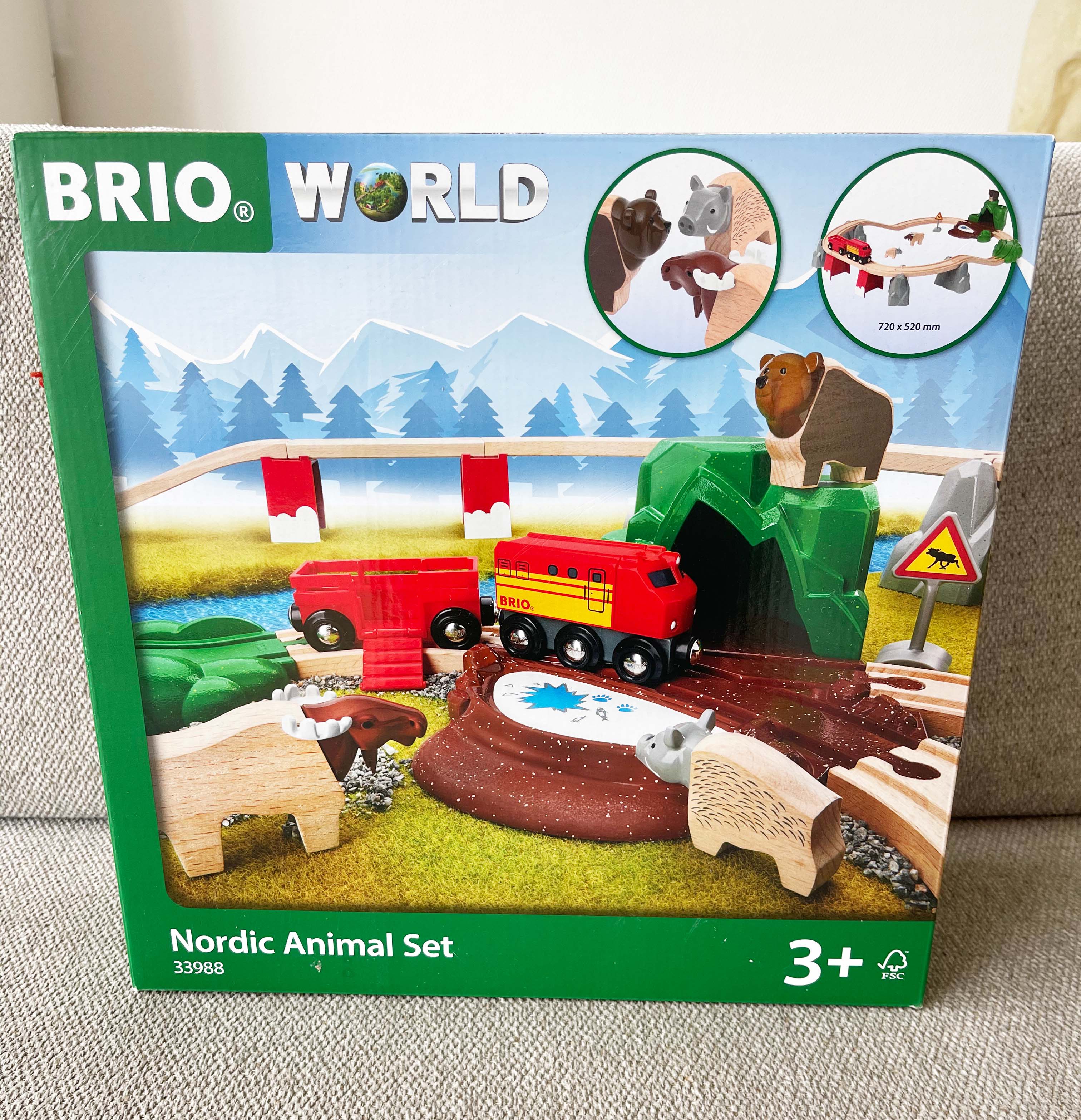 BRIO® World - 33988 Nordic Animal Train Set