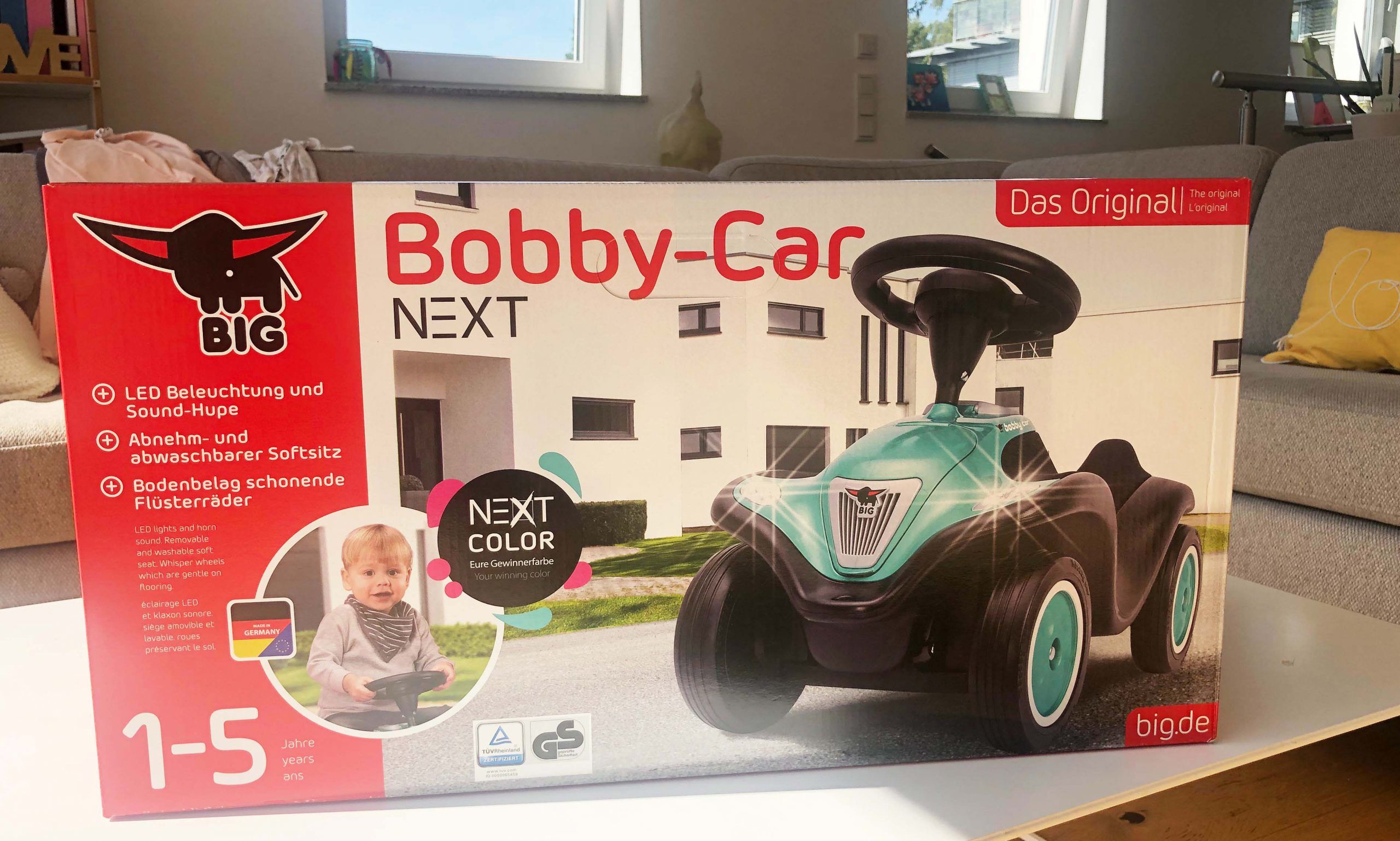 BIG, Bobby-Car NEXT, Turquoise 