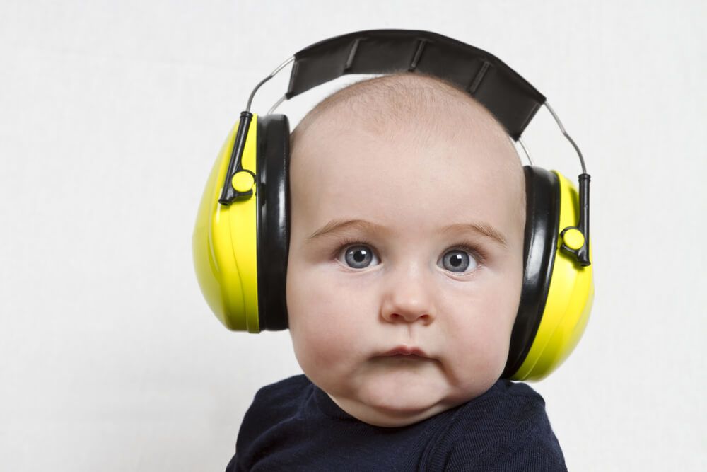 Kinder Lärmschutz Kopfhörer Stirnband Ohrenschützer Baby Gehörschutz beruhigen 
